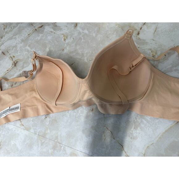 New Read! BRAVADO DESIGNS Plunge Nursing Bra Butterscotch Size: M - Picture 4 of 11